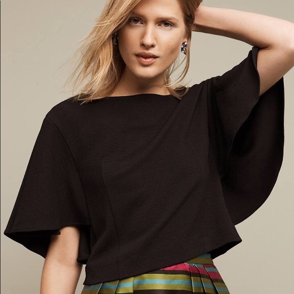 Anthropologie | Eri + Ari Viv Cropped Structured Top Sz: XS - Picture 2 of 8